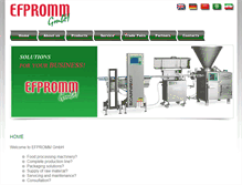 Tablet Screenshot of efpromm.com